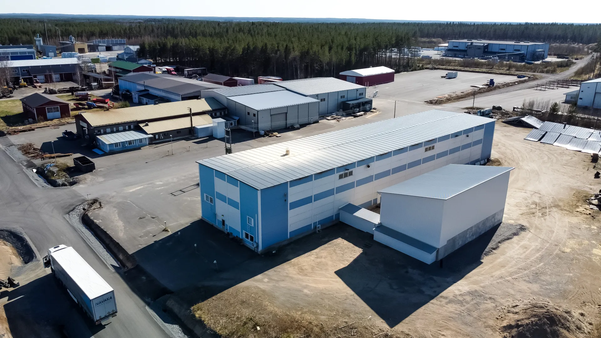 Järviseudun Pelletti tehdasalue ilmasta