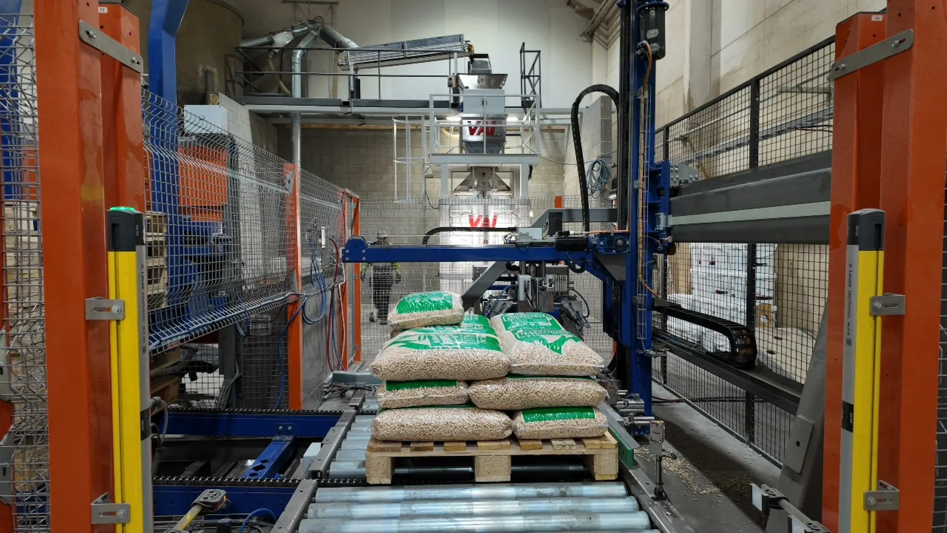 Packaging robot in action